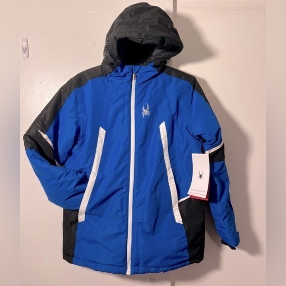 SPYDER Old Glory Boys Waterproof Snow Jacket Size L (14/16)